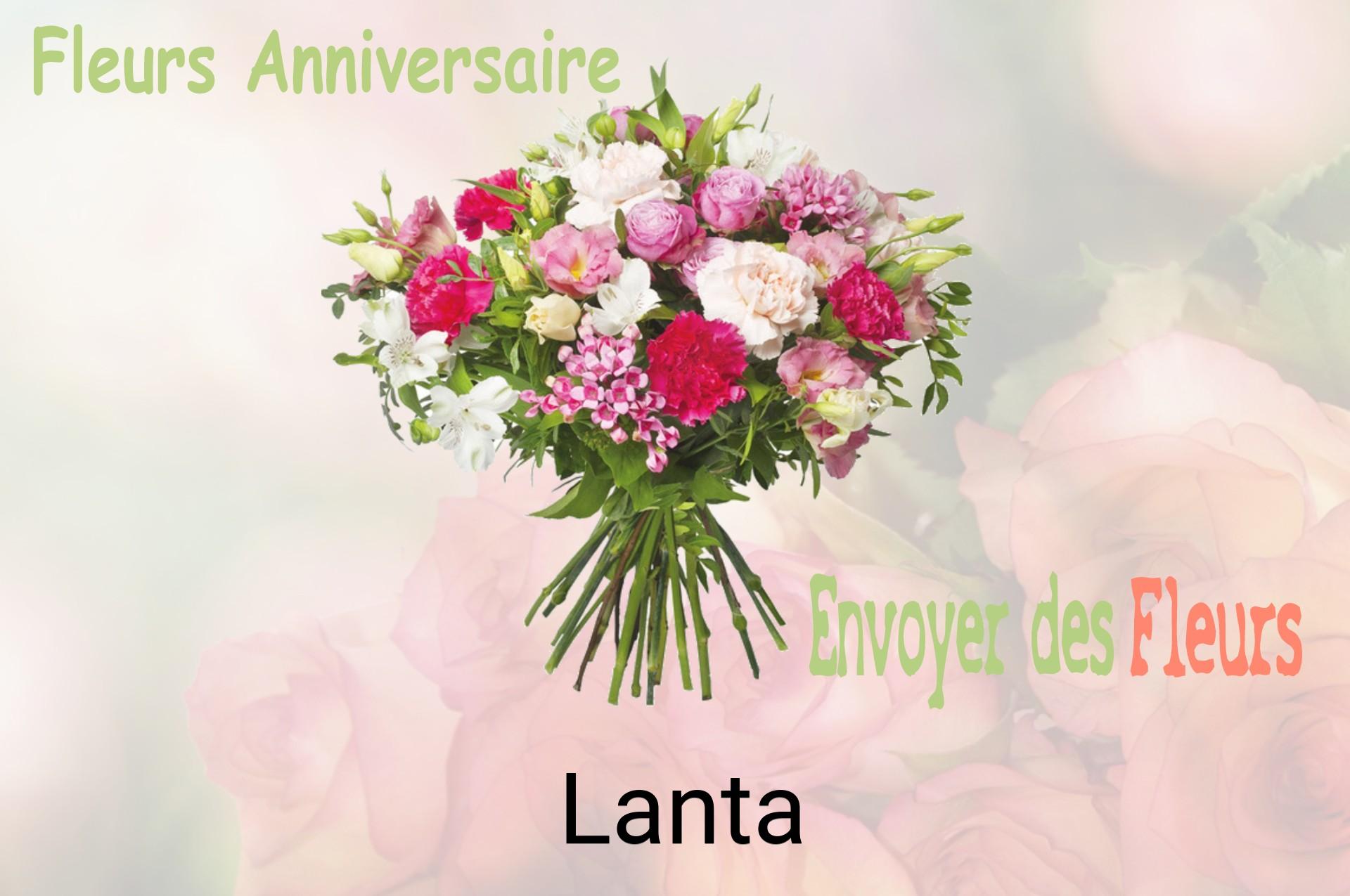 Bouquet de fleurs d’anniversaire livré à Lanta